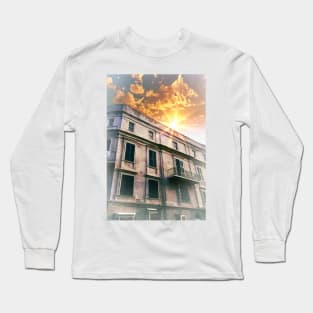 New Orleans Sunset Architecture Long Sleeve T-Shirt